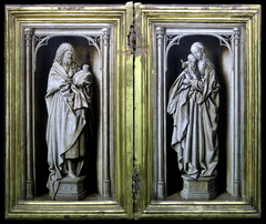 Grisaille Diptych by Anonymous