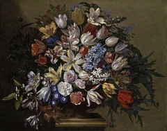Group of flowers by Justus van Huysum I