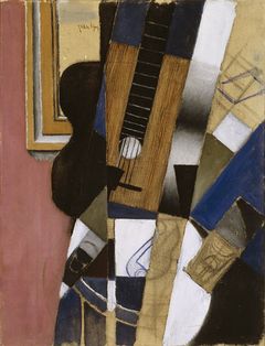 Guitar and Pipe by Juan Gris