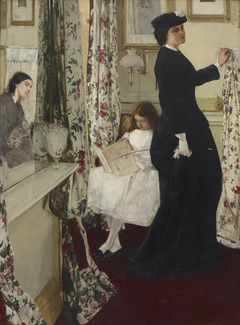 Harmony in Green and Rose: The Music Room by James Abbott McNeill Whistler