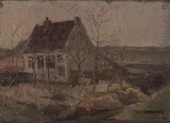 House in the countryside by Piet Mondrian