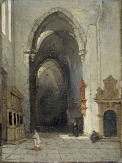 Interior of the Dom in Trier by Johannes Bosboom
