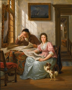 Interior With a Collector and His Wife