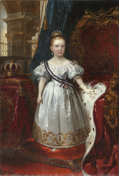 Isabel II, niña by Carlos Luis de Ribera y Fieve