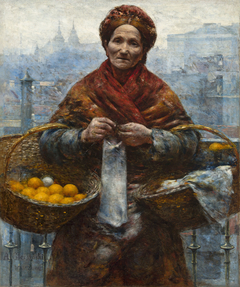Jewess with Oranges by Aleksander Gierymski
