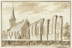Kerk te Heiloo by Abraham Rademaker