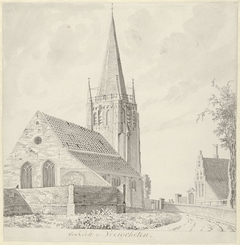 Kerk te Voorschoten by Hendrik Tavenier