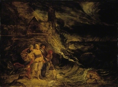 King Lear in the Storm by John Runciman