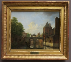 L'Oude Gracht à Utrecht. Vue composite by Johannes Huibert Prins