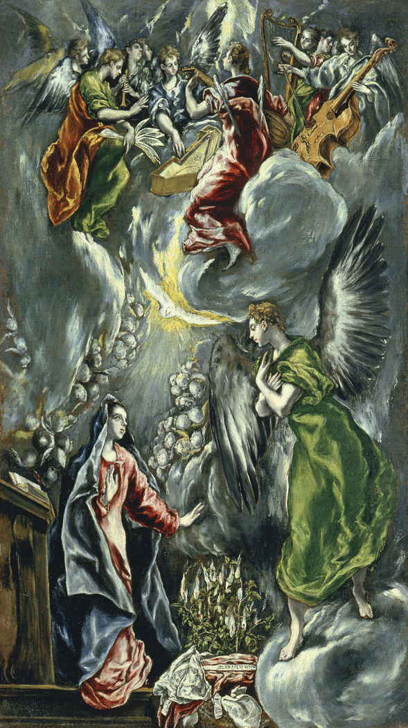La Anunciación (copias del retablo de María de Aragón)