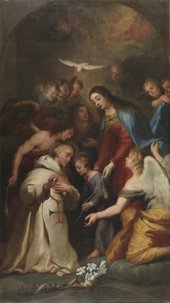 La Aparición de la Virgen a Simón de Rojas by Gaspar de Crayer