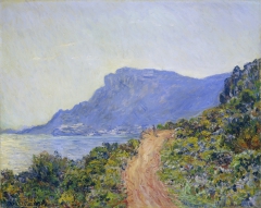 La Corniche near Monaco by Claude Monet