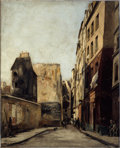 La Rue Saint-Julien-le-Pauvre, en 1886 by Emmanuel Lansyer