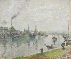 Lacroix Island at Rouen by Camille Pissarro
