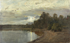 Landscape in Moonlight by Elias Muukka