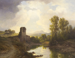 Landscape by Sámuel Lányi