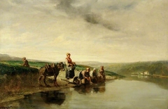 Landscape with a River by Jules Jacques Veyrassat