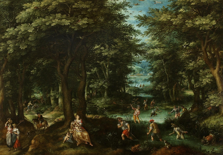 Landscape with a Scene from the Myth of Latona and the Lycian Peasants