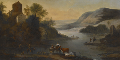 Landscape with Animals by Robert Griffier