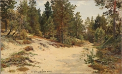 Landscape with pines by Ivan Shishkin