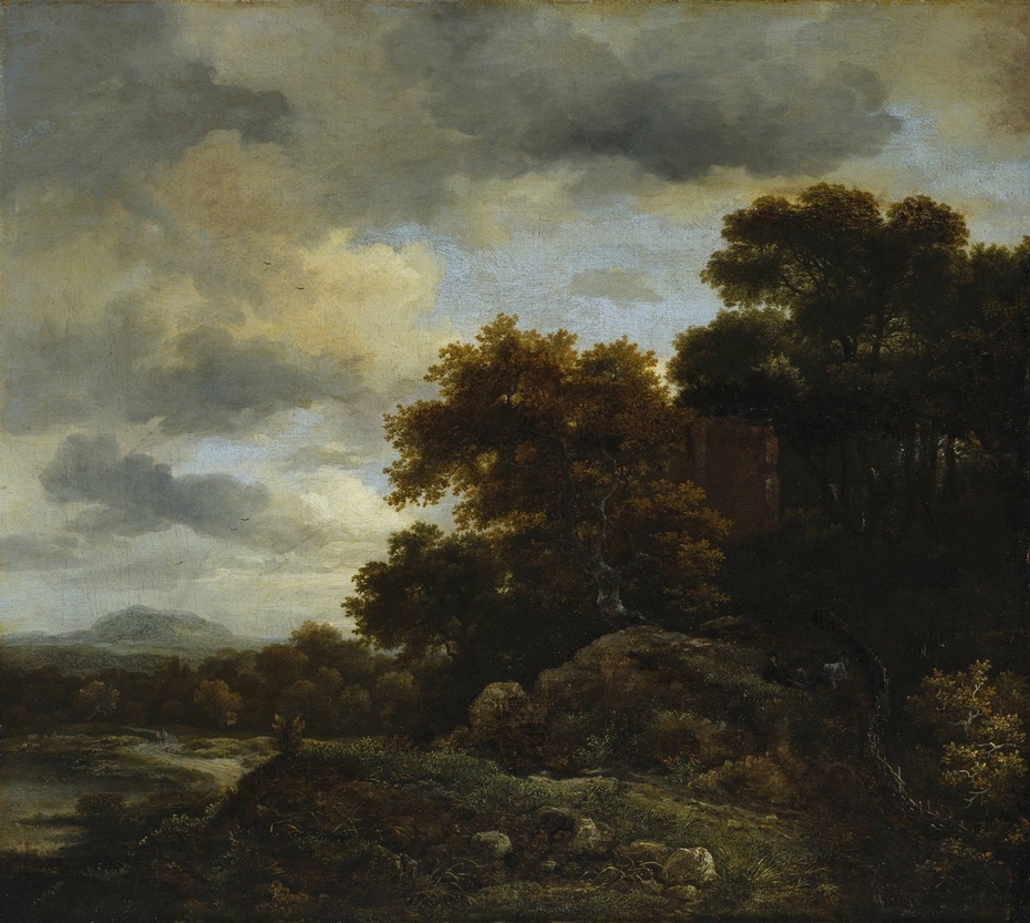 Landscape with Wooded Hill