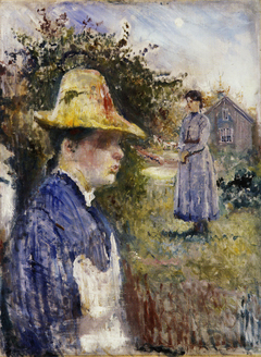 Laura and Inger in the Summer Sun by Edvard Munch