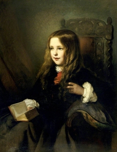 Laura Beatrice Elton, Mrs George Gibbs (1842-1911), as a young girl