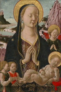 Madonna and Child with Angels by Anonymous