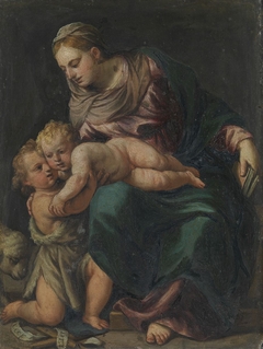 Maria mit dem Kinde und dem Johannesknaben