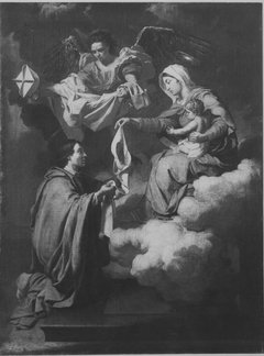 Maria übergibt dem hl. Norbert das Skapulier by Jean-Guillaume Carlier