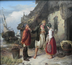 Marriage proposal on Helgoland by Rudolf Jordan