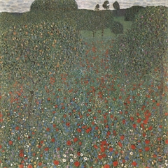 Mohnfeld by Gustav Klimt