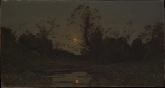 Moonrise by Henri Harpignies