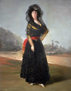Mourning Portrait of the Duchess of Alba by Francisco de Goya