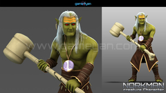 Norkman Creature Character Modeling Animation