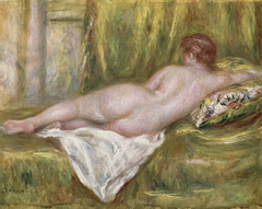 Nu couché, vu de dos by Auguste Renoir