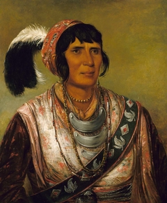 Os-ce-o-lá, The Black Drink, a Warrior of Great Distinction by George Catlin