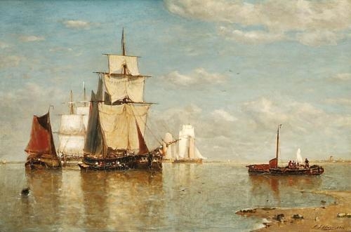 Paul Jean Clays - Calm at the Mouth of the Scheldt - ABDAG002867
