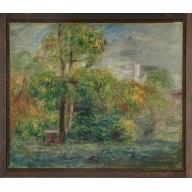 Paysage à Cagnes by Auguste Renoir