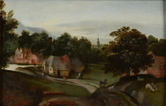 Paysage by anonymous dutch painter