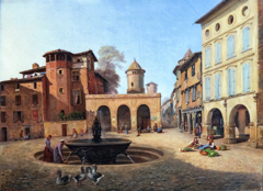 Place de la fontaine de Gaillac by Firmin Salabert