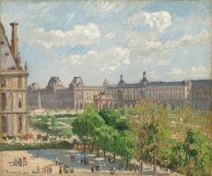 Place du Carrousel, Paris by Camille Pissarro