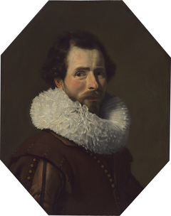 Portrait of a Gentleman Wearing a Fancy Ruff by Thomas de Keyser