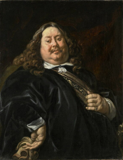 Portrait of a man, formerly identified as Admiral Michiel de Ruyter by Jacob Jordaens I