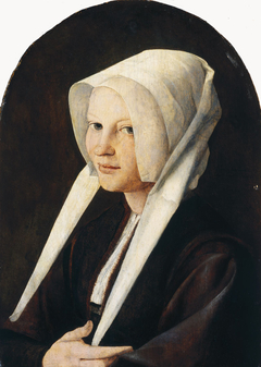 Portrait of Agatha van Schoonhoven by Jan van Scorel