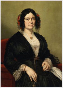 Portrait of Anna Maria Hall (1800-1881), Writer by G De Latre
