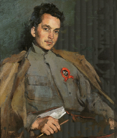 Portrait of D. A. Furmanov by Sergey Malyutin