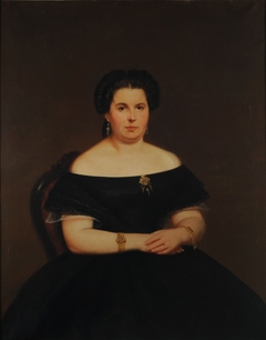 Portrait of Doña Inés N. de Aldao by Prilidiano Pueyrredón