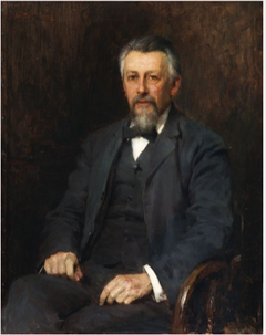 Portrait of Edward Dowden (1843-1913), Poet and Scholar by Walter Osborne