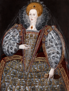 Portrait of Elizabeth I (1533–1603) by Unknown Artist
